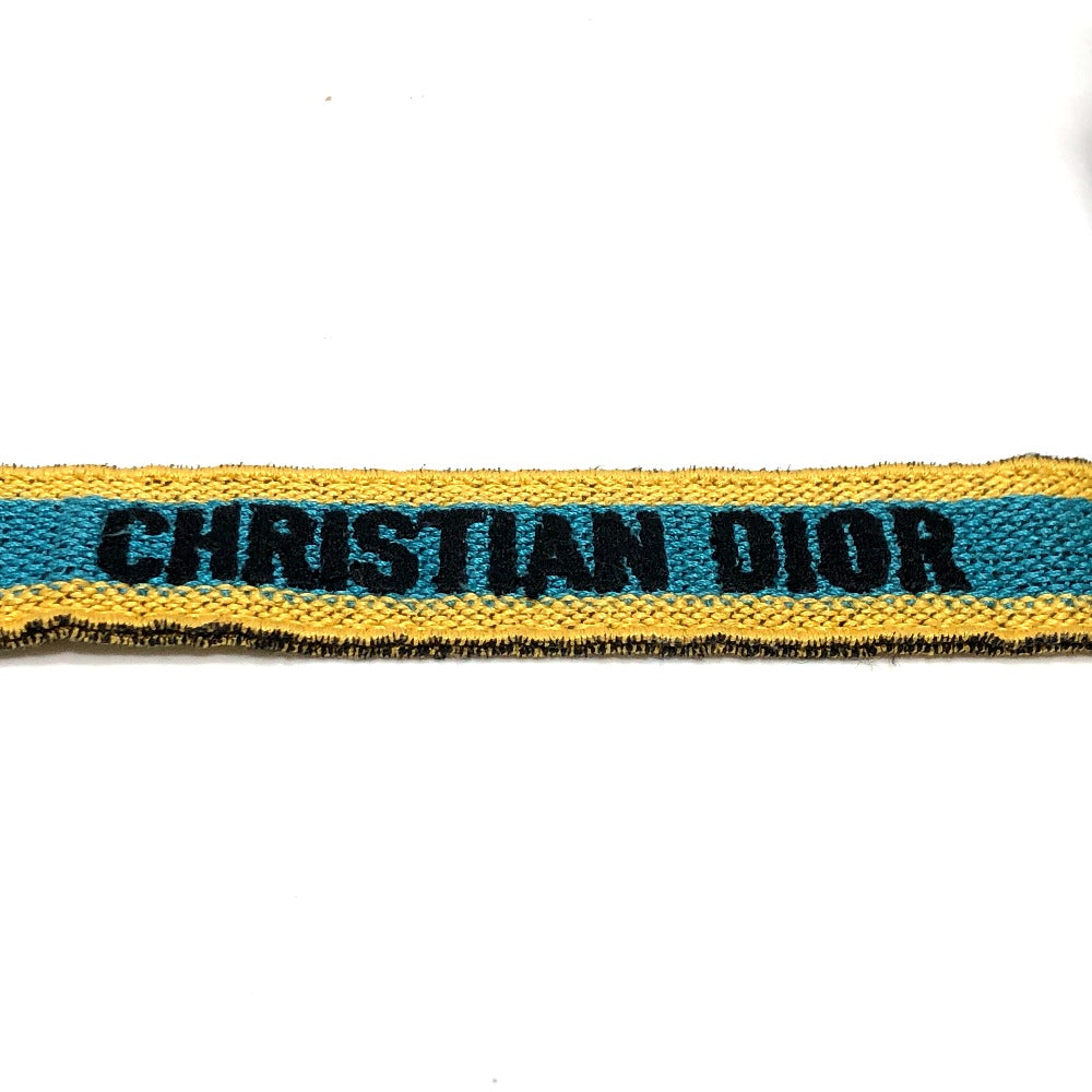 Christian Dior Shoulder Bag canvas blue Dior camp Women Used Authentic