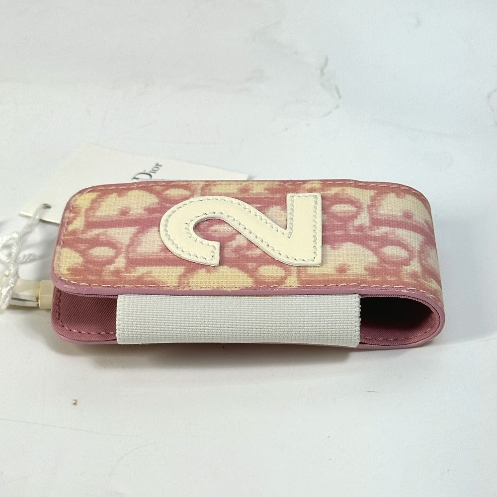 Christian Dior Mobile case PVC / Leather pink Trotter Number 2 mens Used Authentic