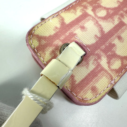 Christian Dior Mobile case PVC / Leather pink Trotter Number 2 mens Used Authentic