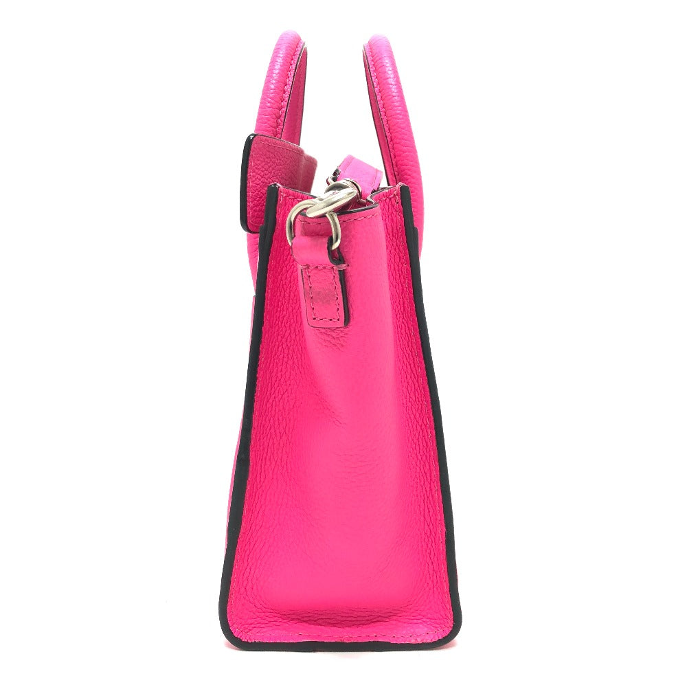 CELINE Handbag 18924 leather pink Luggage mini shopper Women Used Authentic