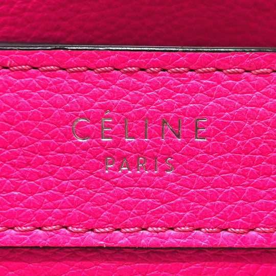 CELINE Handbag 18924 leather pink Luggage mini shopper Women Used Authentic