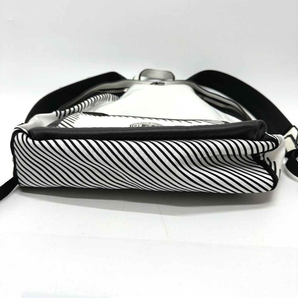 FENDI Backpack 7VZ042 Canvas / leather white Joshua Vides California Sky Backpack mens Used Authentic