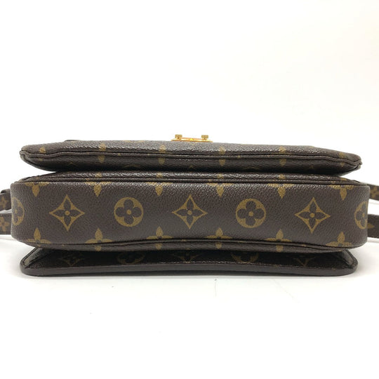 LOUIS VUITTON Handbag M40780 Monogram canvas Brown Monogram Pochette Metis MM Women Used Authentic