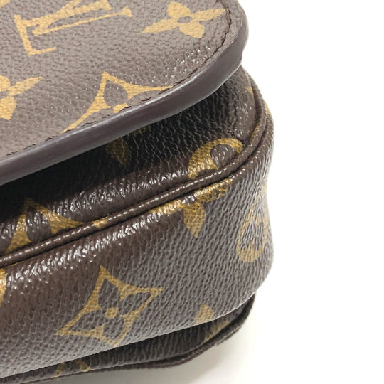 LOUIS VUITTON Handbag M40780 Monogram canvas Brown Monogram Pochette Metis MM Women Used Authentic