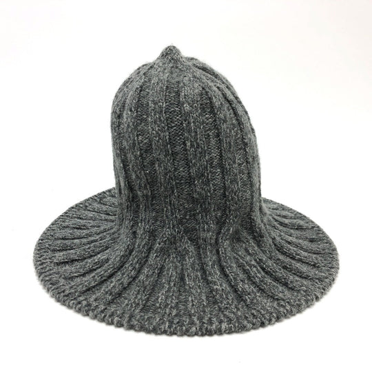 Dior hat wool gray logo Tulip Women Used Authentic