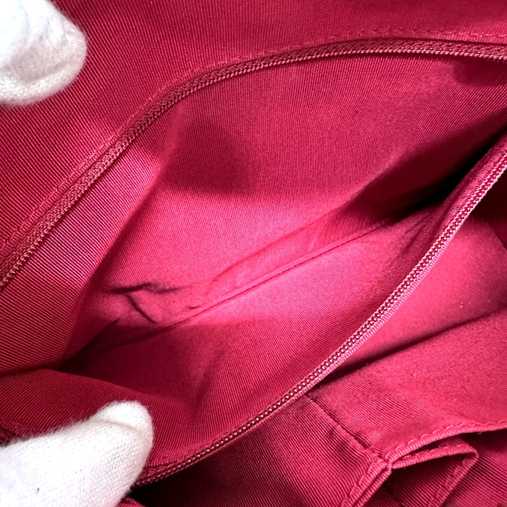 CHANEL Shoulder Bag Calfskin, Wool gray CC COCO Mark Gabriel Do logo Women Used Authentic