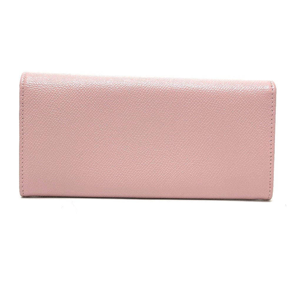 BVLGARI Long Wallet Purse 291419 leather pink Bulgari Bulgari Women Used Authentic
