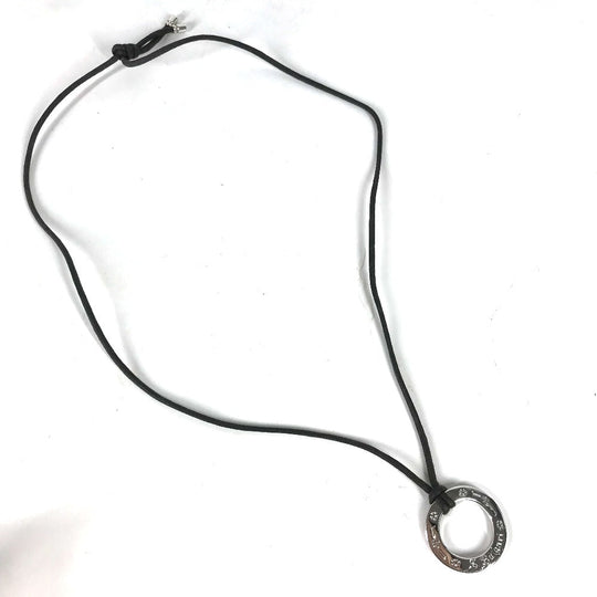 BVLGARI Necklace SV925 Silver Choker Accessories Save the children Women Used Authentic