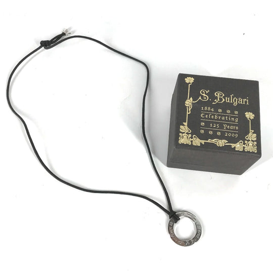 BVLGARI Necklace SV925 Silver Choker Accessories Save the children Women Used Authentic