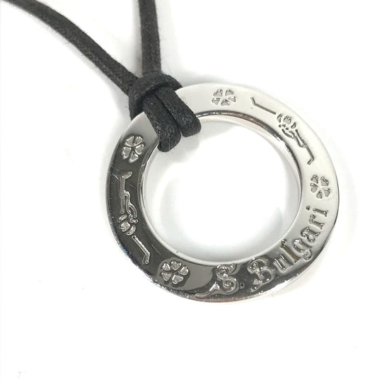 BVLGARI Necklace SV925 Silver Choker Accessories Save the children Women Used Authentic