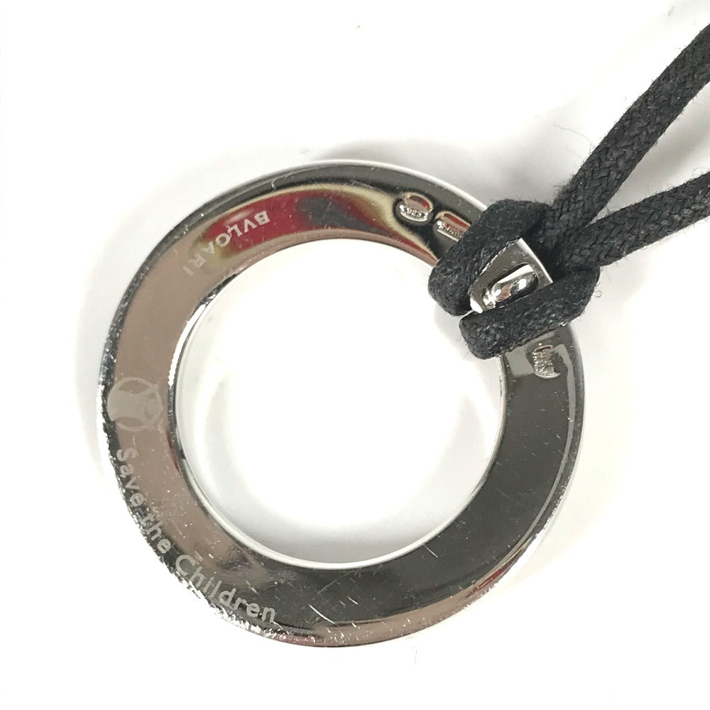 BVLGARI Necklace SV925 Silver Choker Accessories Save the children Women Used Authentic