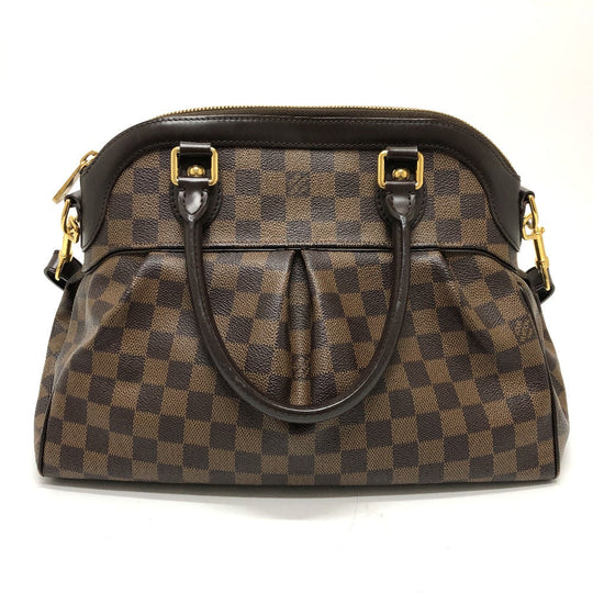 LOUIS VUITTON Handbag N51998 Damier canvas Brown Damier Trevi GM Women Used Authentic