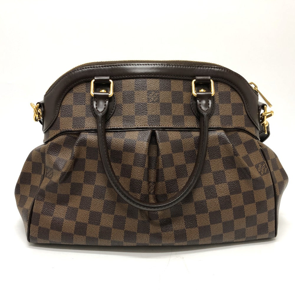 LOUIS VUITTON Handbag N51998 Damier canvas Brown Damier Trevi GM Women Used Authentic