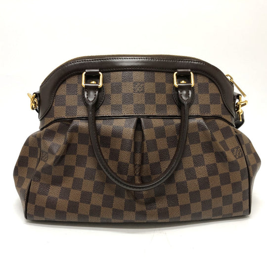 LOUIS VUITTON Handbag N51998 Damier canvas Brown Damier Trevi GM Women Used Authentic