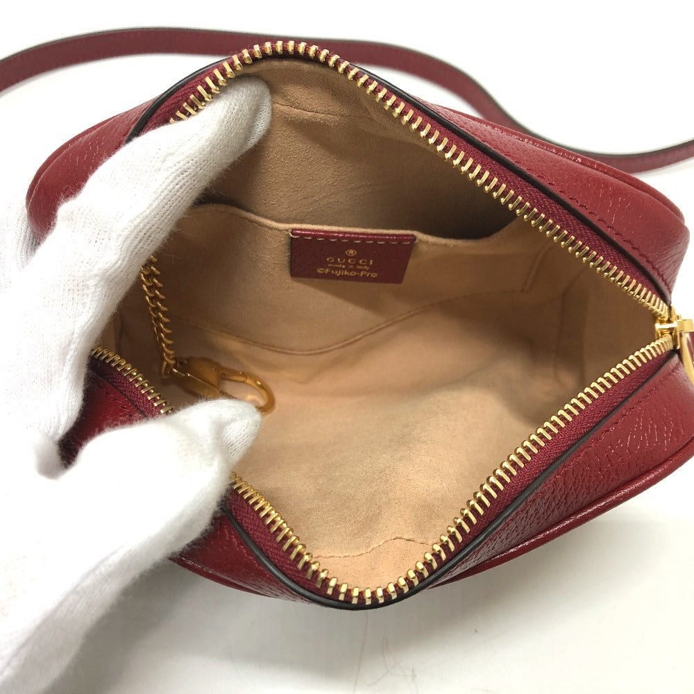 GUCCI Shoulder Bag 647784 GG Supreme Canvas Brown GG Supreme Doraemon x GUCCI Women Used Authentic