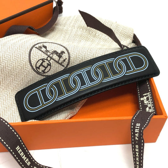 HERMES Valletta Swift black 24th circuit carmel Women Used Authentic
