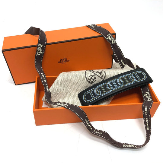 HERMES Valletta Swift black 24th circuit carmel Women Used Authentic