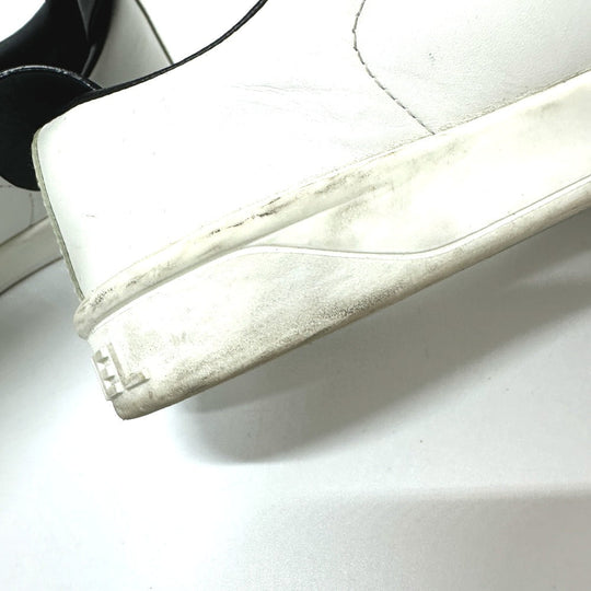CHANEL sneakers G34085 , Leather white COCO Mark CC Women 36 Used Authentic