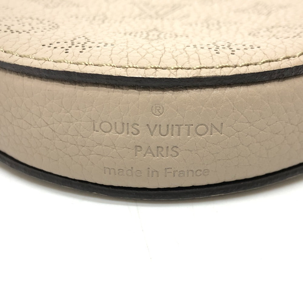LOUIS VUITTON Shoulder Bag M57201 Monogram Mahina beige Monogram Mahina Bella Women Used Authentic