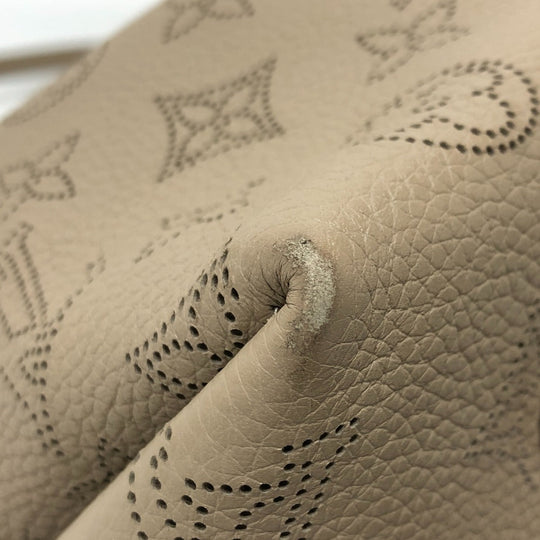 LOUIS VUITTON Shoulder Bag M57201 Monogram Mahina beige Monogram Mahina Bella Women Used Authentic