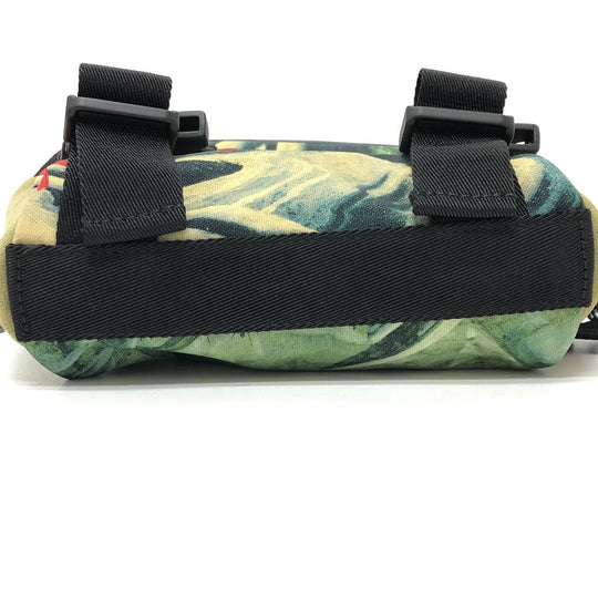 Valentino Garavani Shoulder Bag canvas green Dragon motif Women Used Authentic