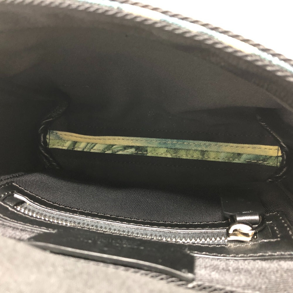 Valentino Garavani Shoulder Bag canvas green Dragon motif Women Used Authentic