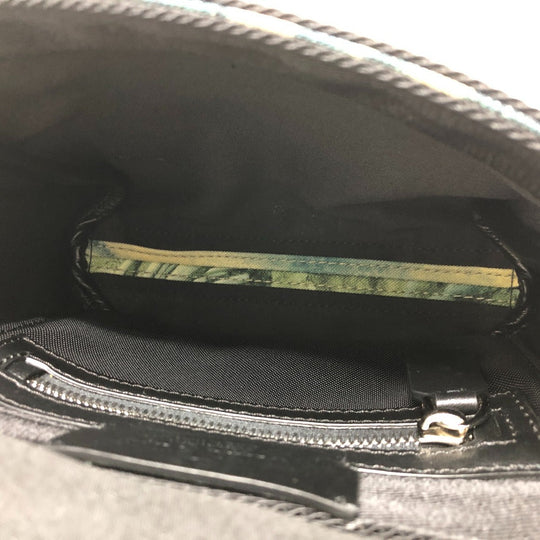 Valentino Garavani Shoulder Bag canvas green Dragon motif Women Used Authentic