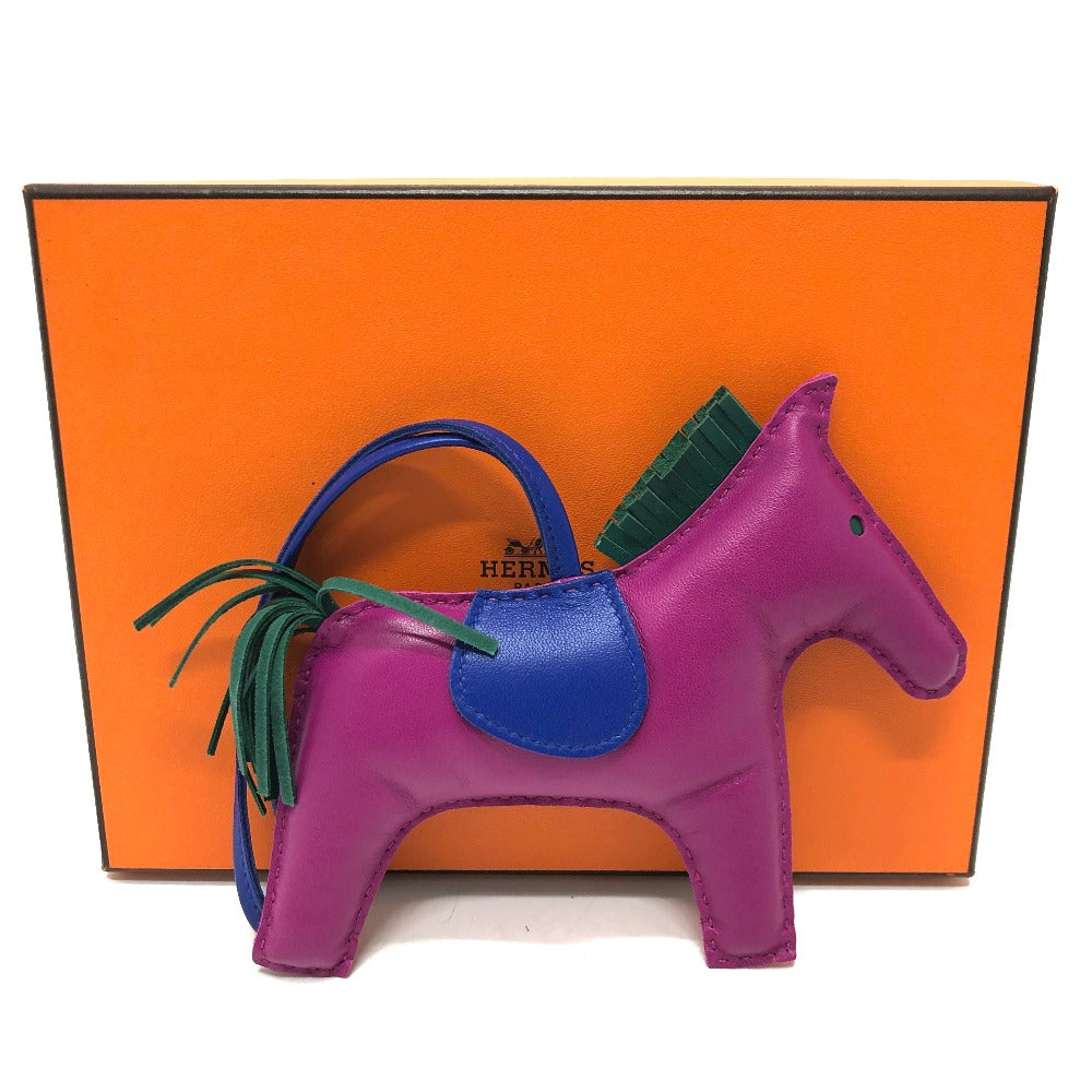 HERMES Bag charm Anyo Miro purple Rodeo GM Women Used Authentic