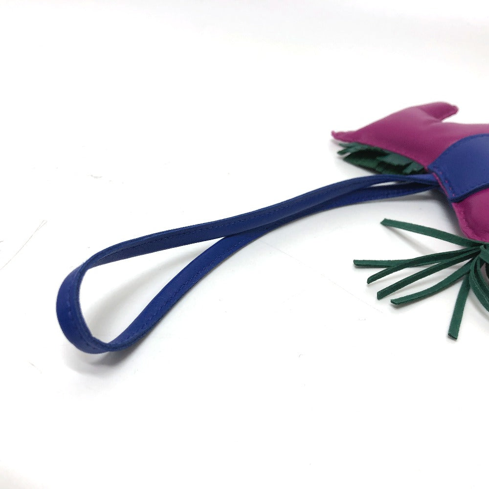 HERMES Bag charm Anyo Miro purple Rodeo GM Women Used Authentic