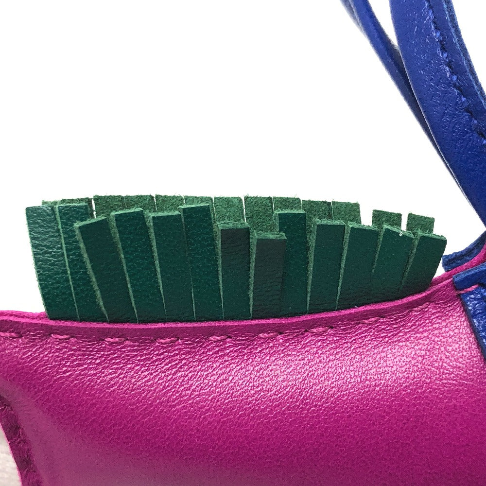 HERMES Bag charm Anyo Miro purple Rodeo GM Women Used Authentic