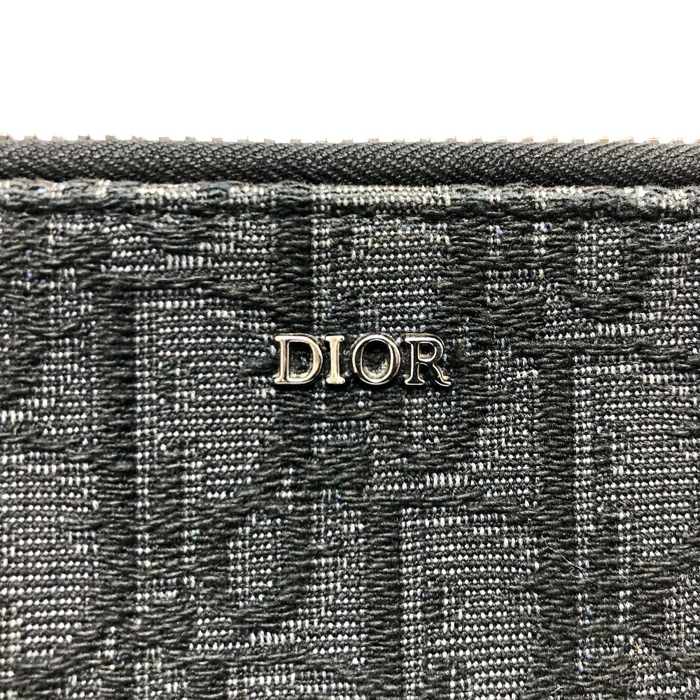 Dior Shoulder Bag 2ESBC119VPD canvas Navy Oblique messenger pouch mens Used Authentic