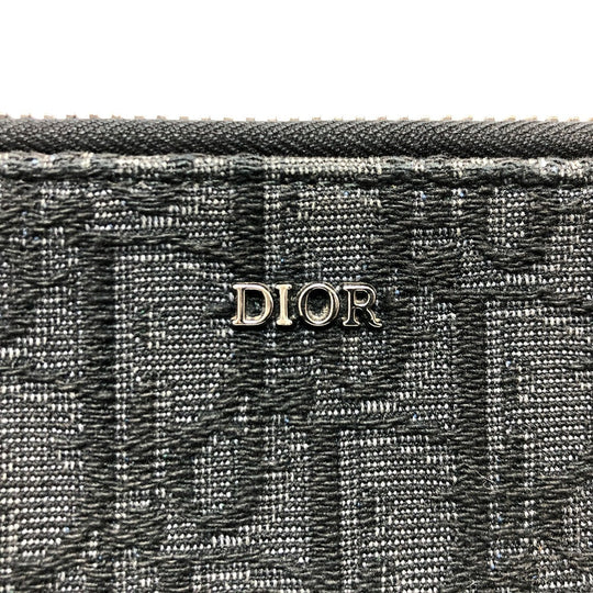 Dior Shoulder Bag 2ESBC119VPD canvas Navy Oblique messenger pouch mens Used Authentic