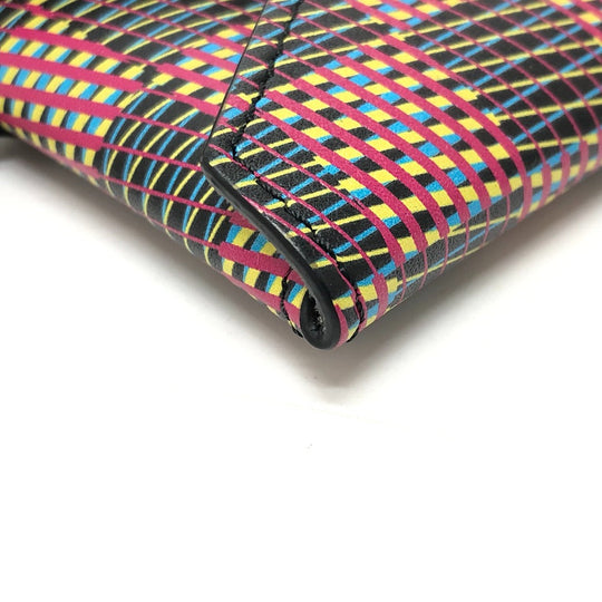 LOUIS VUITTON Necklace N60278 leather multicolor Damier Kirigami Women Used Authentic