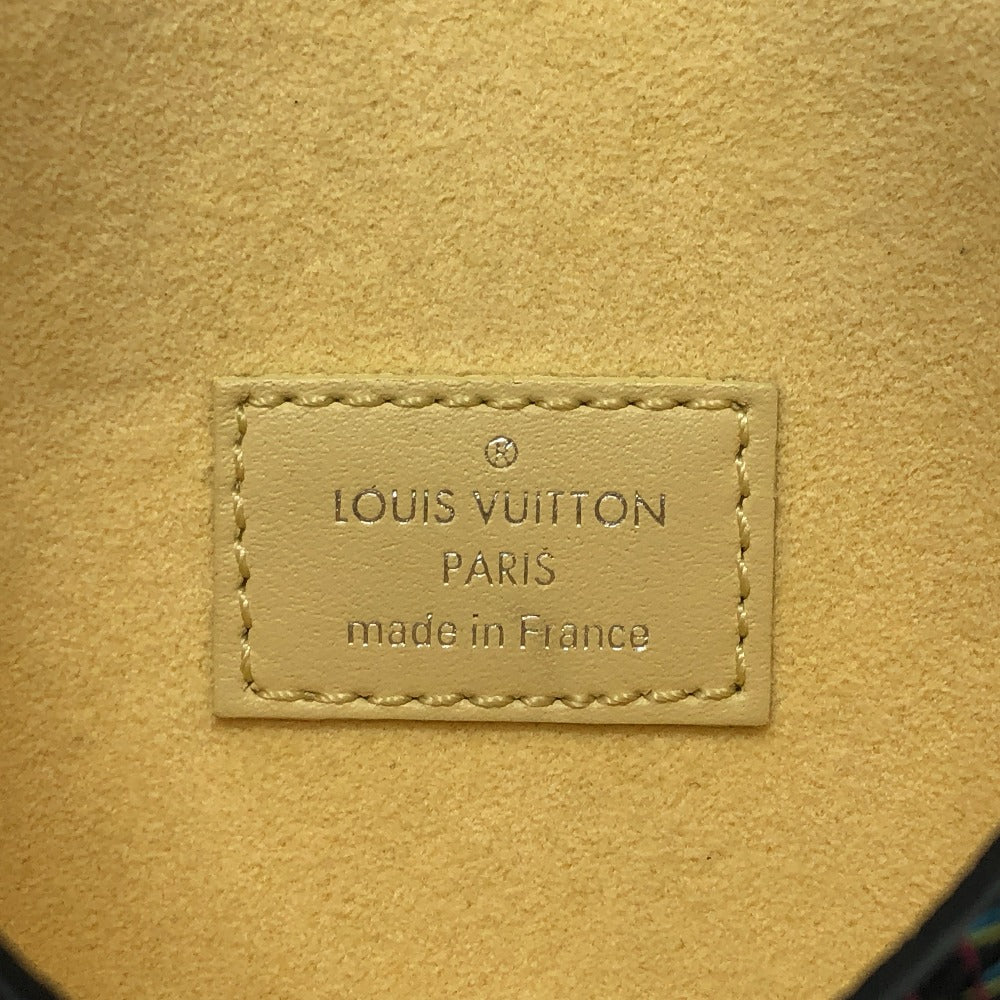 LOUIS VUITTON Necklace N60278 leather multicolor Damier Kirigami Women Used Authentic