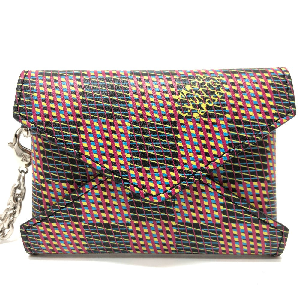 LOUIS VUITTON Necklace N60278 leather multicolor Damier Kirigami Women Used Authentic
