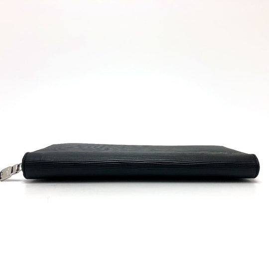 LOUIS VUITTON Long Wallet Purse M63852 Epi Leather black Epi Zippy Organizer mens Used Authentic