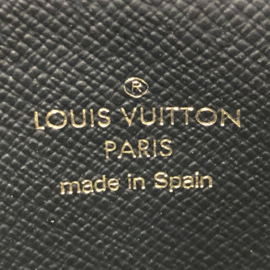 LOUIS VUITTON Pouch M80390 Monogram reverse canvas Brown Card Wallet Monogram reverse Slim perspective Women Used Authentic