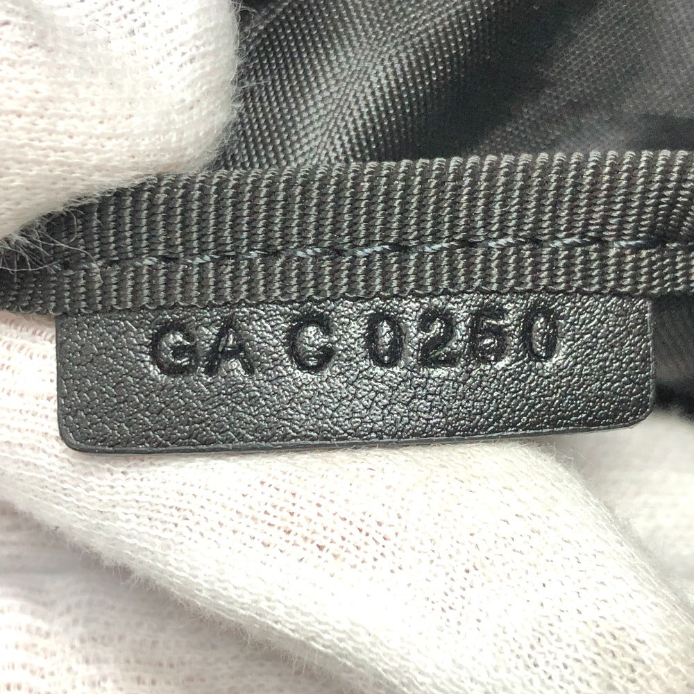 GIVENCHY Sling bag Nylon / leather black Bag logo Waist bag mens Used Authentic