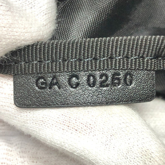 GIVENCHY Sling bag Nylon / leather black Bag logo Waist bag mens Used Authentic