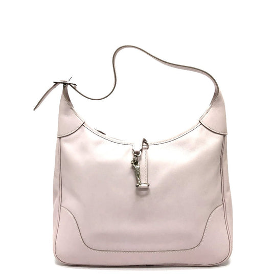 HERMES Shoulder Bag Vaux Swift pink Trim 35 Women Used Authentic