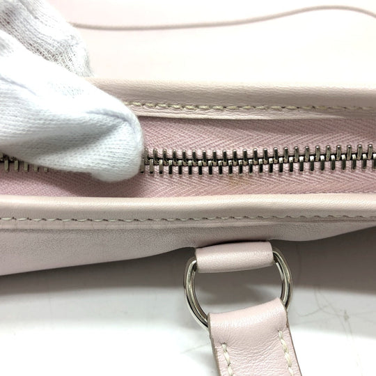 HERMES Shoulder Bag Vaux Swift pink Trim 35 Women Used Authentic