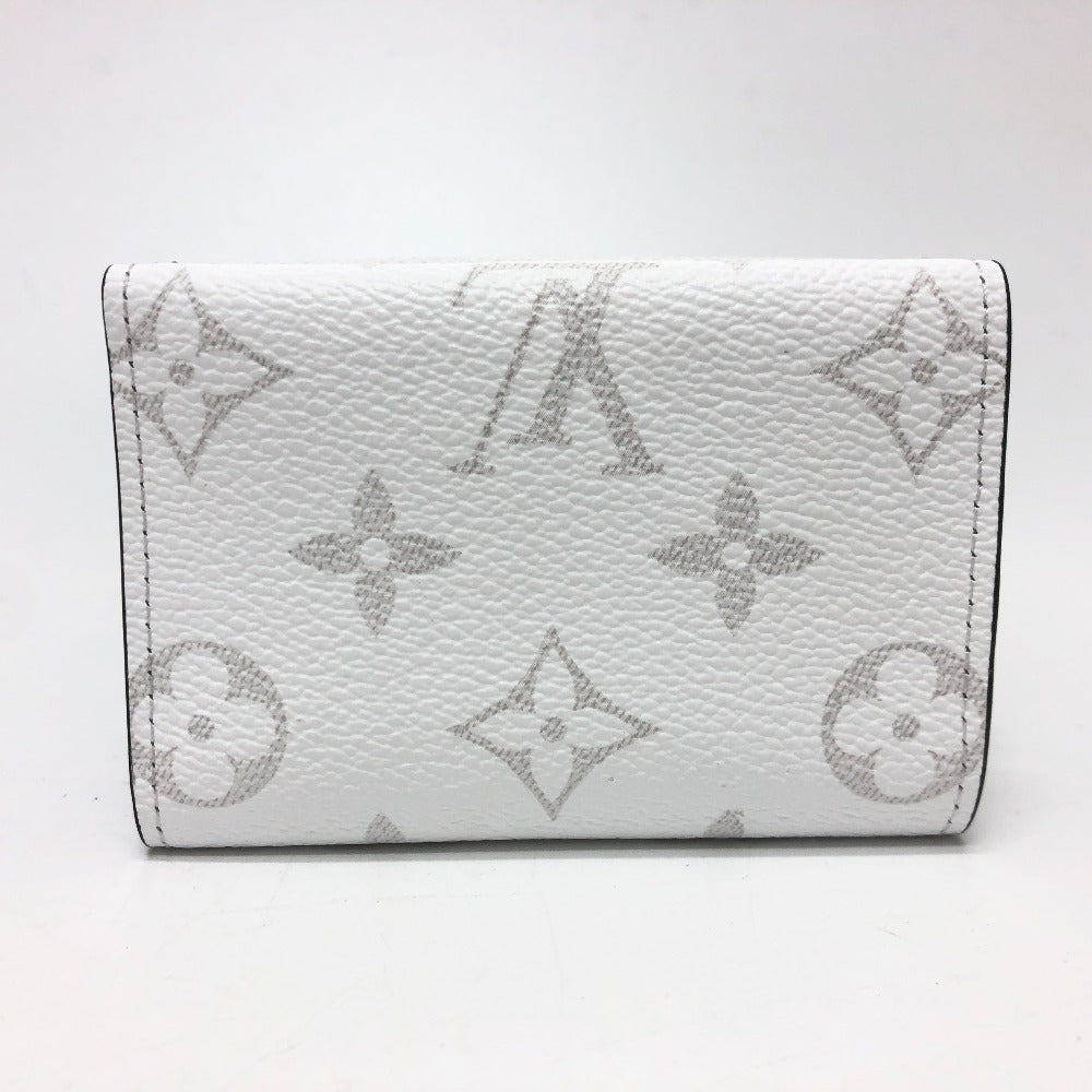 LOUIS VUITTON Trifold wallet M30899 Monogram canvas white Wallet Compact Wallet Tiger Lama Monogram Discovery compact wallet mens Used Authentic