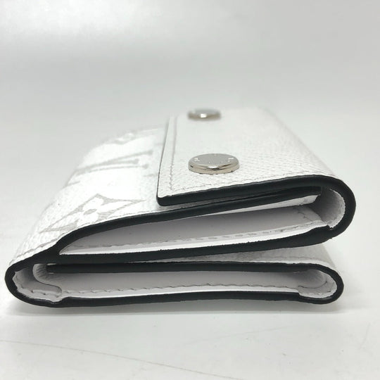 LOUIS VUITTON Trifold wallet M30899 Monogram canvas white Wallet Compact Wallet Tiger Lama Monogram Discovery compact wallet mens Used Authentic