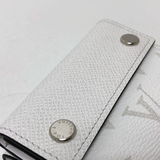 LOUIS VUITTON Trifold wallet M30899 Monogram canvas white Wallet Compact Wallet Tiger Lama Monogram Discovery compact wallet mens Used Authentic