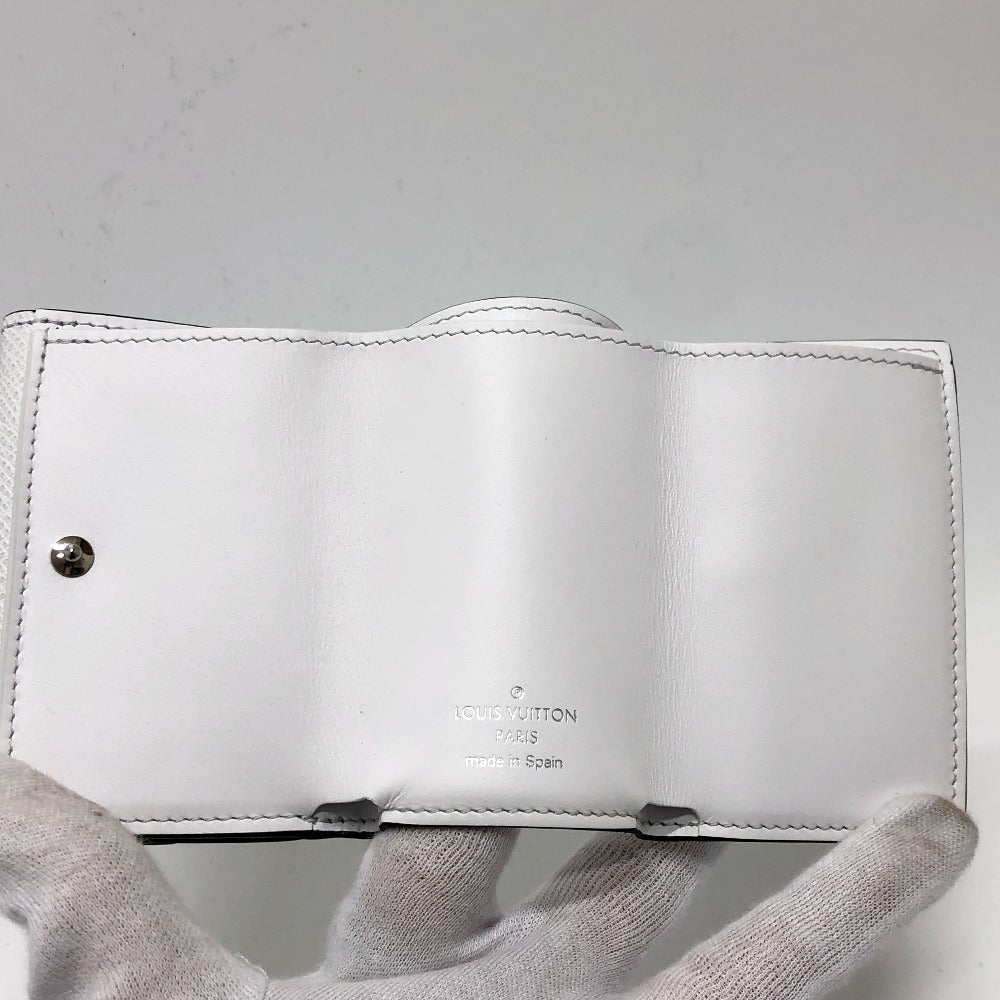LOUIS VUITTON Trifold wallet M30899 Monogram canvas white Wallet Compact Wallet Tiger Lama Monogram Discovery compact wallet mens Used Authentic