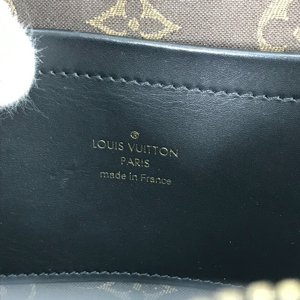 LOUIS VUITTON Shoulder Bag M80450 leather black Monogram Utility crossbody mens Used Authentic