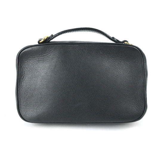 LOUIS VUITTON Shoulder Bag M80450 leather black Monogram Utility crossbody mens Used Authentic