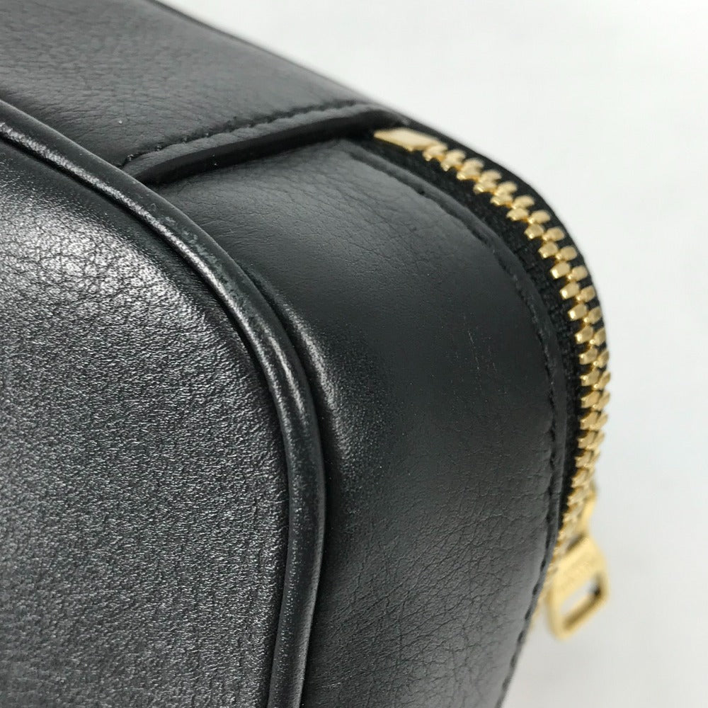 LOUIS VUITTON Shoulder Bag M80450 leather black Monogram Utility crossbody mens Used Authentic