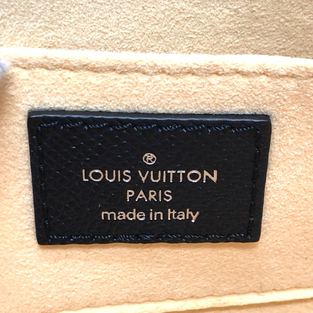 LOUIS VUITTON Shoulder Bag M55454 leather blue LV pop Daufine MINI Women Used Authentic