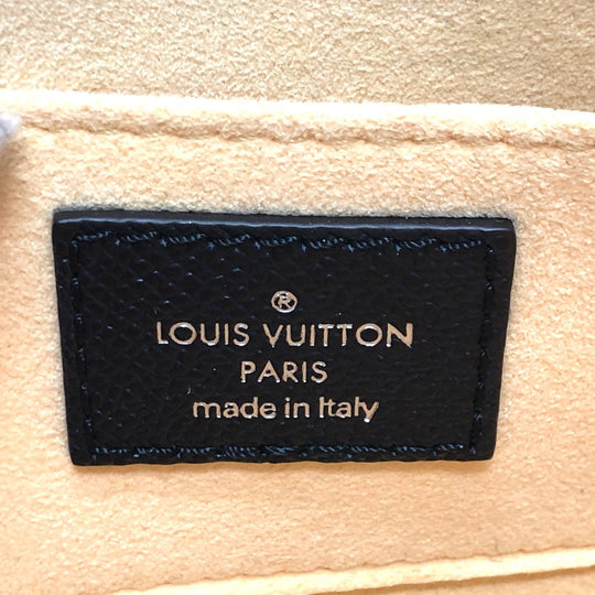 LOUIS VUITTON Shoulder Bag M55454 leather blue LV pop Daufine MINI Women Used Authentic